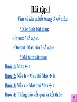 Bài 5: Từ bài toán đến chương trình