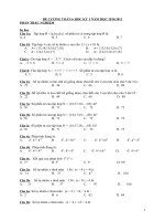 Đề cương thi HKI Toán 6 NH 2010 - 2011