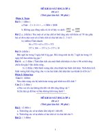 Đề luyện tập cho HSG lớp 4