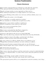 sentence transformation 16