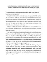 MỘT SỐ GIẢI PHÁP NHẰM  PHÁT TRIỂN HOẠT ĐỘNG TÍN DỤNG