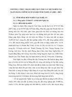 CHƯƠNG 2 THỰC TRẠNG HIỆU QUẢ CHO VAY HỘ NGHÈO TẠI NGÂN HÀNG CHÍNH SÁCH XÃ HỘI TỈNH NGHỆ AN