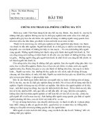 Cac bai thi cua hoc sinh