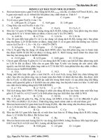 Các dạng BT ĐC 12