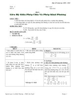 Đại số 9 Tiết 6 đến tiết 10