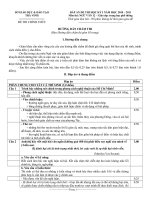 Dap an Thi HKI mon Van (THPT)