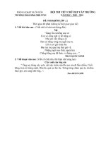 Đề thi học sinh viết chữ đẹp L2-5