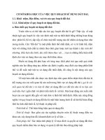 CƠ SỞ KHOA HỌC CỦA VIỆC QUY HOẠCH SỬ DỤNG ĐẤT ĐAI