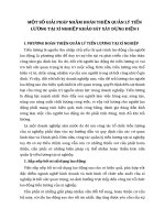 MỘT SỐ GIẢI PHÁP NHẰM HOÀN THIỆN QUẢN LÝ TIỀN LƯƠNG TẠI XÍ NGHIỆP KHẢO SÁT XÂY DỰNG ĐIỆN I