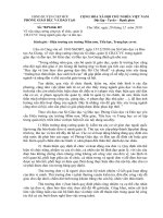 Mot so diem can luu ý ve cong tac TCCB