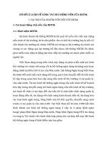 CƠ SỞ LÝ LUẬN VỀ CÔNG TÁC HUY ĐỘNG VỐN CỦA NHTM