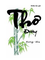 X­uong hoa -tho duong