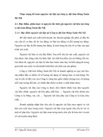 Thực trạng kế toán nguyên vật liệu tại công ty dệt kim Đông Xuân Hà Nội