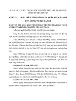 PHÂN TÍCH THỰC TRẠNG TỐC ĐỘ TIÊU THỤ SẢN PHẨM CỦA CÔNG TY BIA HÀ NỘI