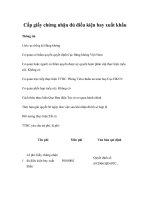 Cấp giấy chứng nhận đủ điều kiện bay xuất khẩu