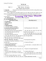 Giáo án lớp, tuần 10 ( CKTKN )