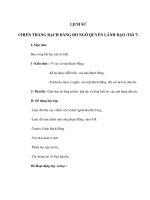 LỊCH SỬ - CHIẾN THẮNG BẠCH ĐẰNG DO NGÔ QUYỀN LÃNH ĐẠO (Tiết 7)