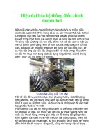 Hiện đại hóa hệ thống điều chỉnh tuabin hơi