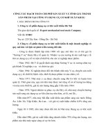 CÔNG TÁC HẠCH TOÁN CHI PHÍ SẢN XUẤT VÀ TÍNH GIÁ THÀNH SẢN PHẨM TẠI CÔNG TY DỤNG CỤ CƠ KHÍ XUẤT KHẨU