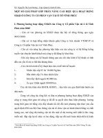 MỘT SỐ GIẢI PHÁP GÓP PHẦN NÂNG CAO HIỆU QUẢ HOẠT ĐỘNG SXKD Ở CÔNG TY CỔ PHẦN VẬN TẢI Ô TÔ VĨNH PHÚC