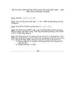 De thi hsg huyen Nghi loc 06-07