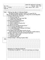 ĐỀ THI CUỐI HKI 2010-2011