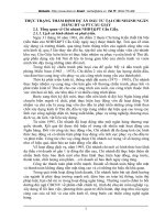 THỰC TRẠNG THẨM ĐỊNH DỰ ÁN ĐẦU TƯ TẠI CHI NHÁNH NGÂN HÀNG ĐT và PT CẦU GIẤY