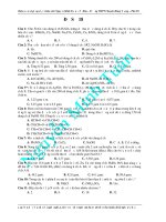 40 ĐỀ LUYỆN THI TRẮC NGHIỆM MÔN HÓA HỌC_Phần 6