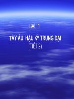 BÀI 10: TÂY ÂU HẬU KỲ TRUNG ĐẠI - BÁM SÁT CHUẨN- CỰC HAY