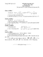 đề thi và đáp án toán 10 ( 2010)