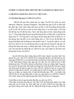 CƠ HỘI VÀ THÁCH THỨC ĐỐI VỚI VIỆT NAM KHI GIA NHẬP AFTA