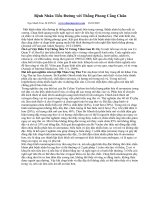 Bệnh nhân tiểu đường với thống phong cẳng chân