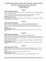 GIỚI THIỆU MỘT SỐ ĐỀ THI TN NĂM 2010
