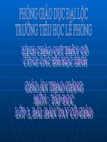 TD3-Bàn tay cô giáo