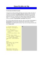 Quan hệ giữa các lớp