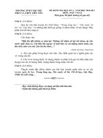 ĐỀ THI HK 1_VĂN 8 (có đáp án)