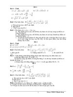 các đề đại số 9 hk1