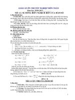 GA Ôn TN mới 2010-2011