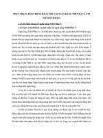 THỰC TRẠNG HOẠT ĐỘNG BẢO LÃNH  TẠI NGÂN HÀNG TMCP BẮC Á CHI NHÁNH THÁI HÀ