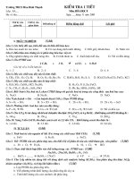 de kiem tra lan 2 co ma tran