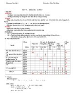 kiểm tra so học chuẩn tiết 39