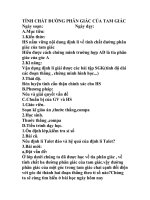 tinh chat duong phan giac cua tam giac