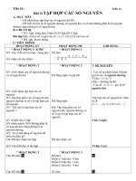 Toán lớp 6_ Tiết 41