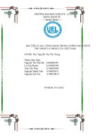 CÔNG BẰNG TRONG CHÍNH SÁCH THUẾ THU NHẬP CÁ NHÂN CỦA VIỆT NAM