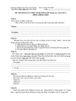 đề khảo sát vòng 1/2010