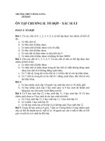 Đề cương ôn tập học kỳ 1 - Đại số 11