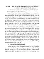 MỘT SỐ VẤN ĐỀ VỀ PHƯƠNG PHÁP LUẬN TRONG HỆ  THỐNG THÔNG TIN QUẢN LÝ TIỀN LƯƠNG