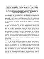 BÀI HỌC KINH NGHIỆM VÀ VIỆC HOÀN THIỆN CÔNG TÁC KIỂM TOÁN CHU TRÌNH HÀNG TỒN KHO TRONG KIỂM TOÁN CÁO TÀI CHÍNH DO CÔNG TY KIỂM TOÁN VÀ KẾ TOÁN HÀ NỘI THỰC HIỆN