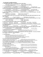 Câu hỏi và ĐA ôn thi HKI