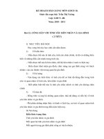 KẾ HOẠCH BÀI GIẢNG MÔN GDCD 10: CÔNG DÂN VỚI TÌNH YÊU HÔN NHÂN VÀ GIA ĐÌNH